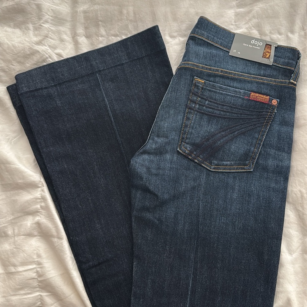 7 for All Mankind Dojo Flare Leg Trouser NWT